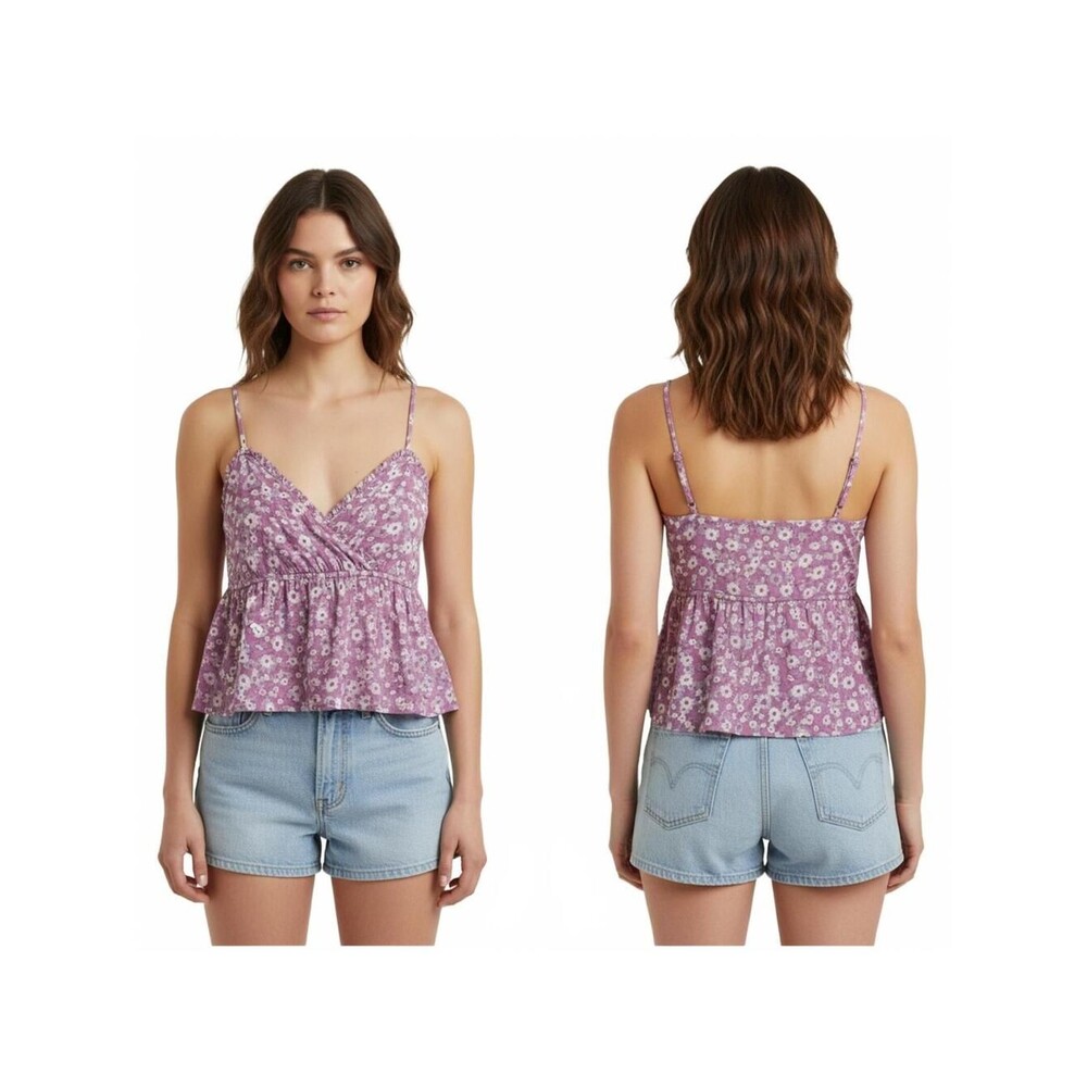 Abound Floral Cami Top Criss Cross